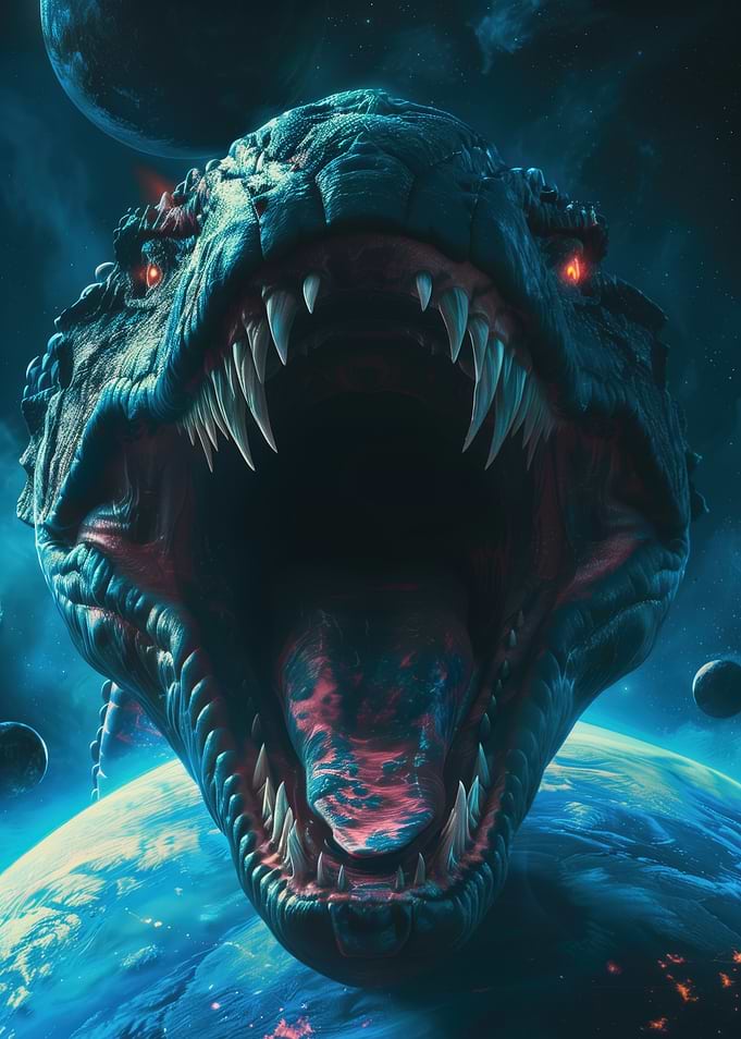 Cosmic Tyrannosaurus Rex Roar