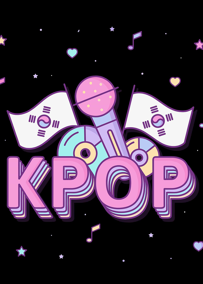 K-Pop Pastel Illustration
