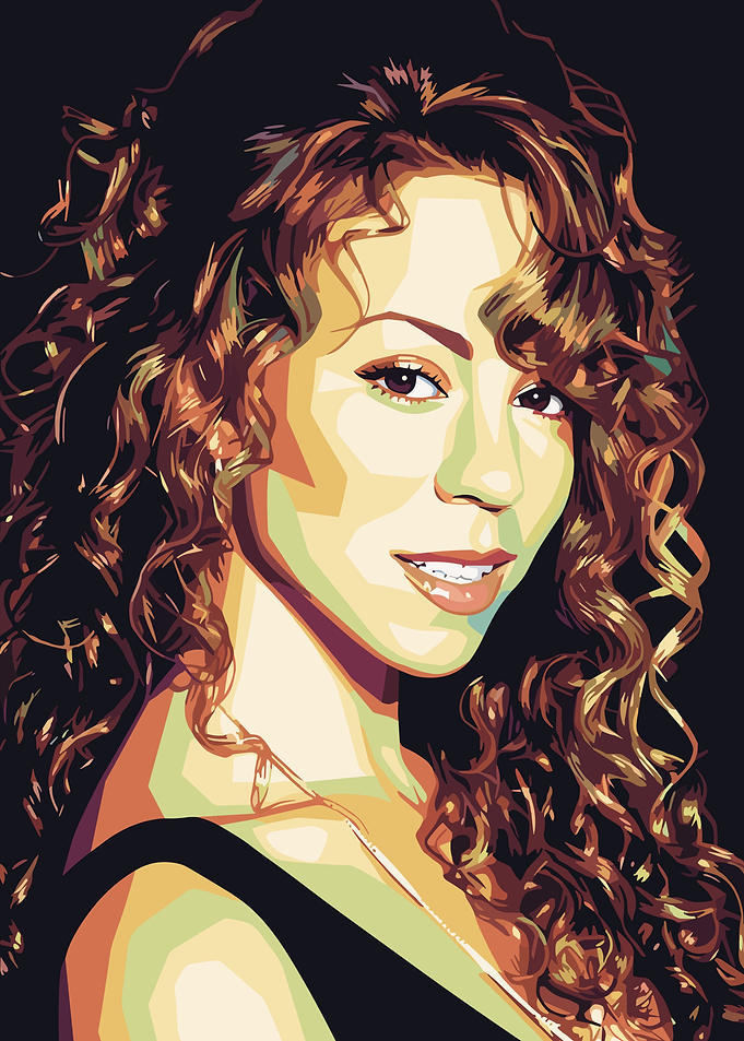 Mariah Carey Portrait Pop Art