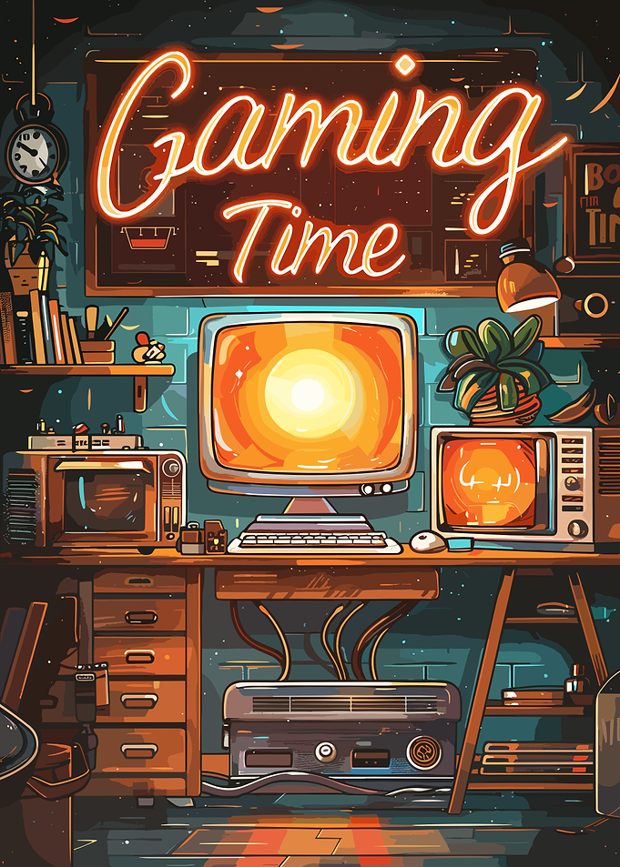 Retro Gaming Setup