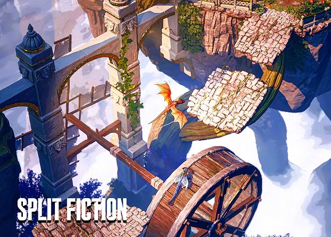 Split Fiction : Dragon and Waterwheel Fantasy