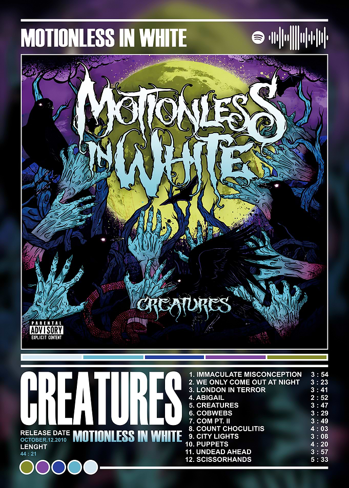 Motionless In White - Creatures Album