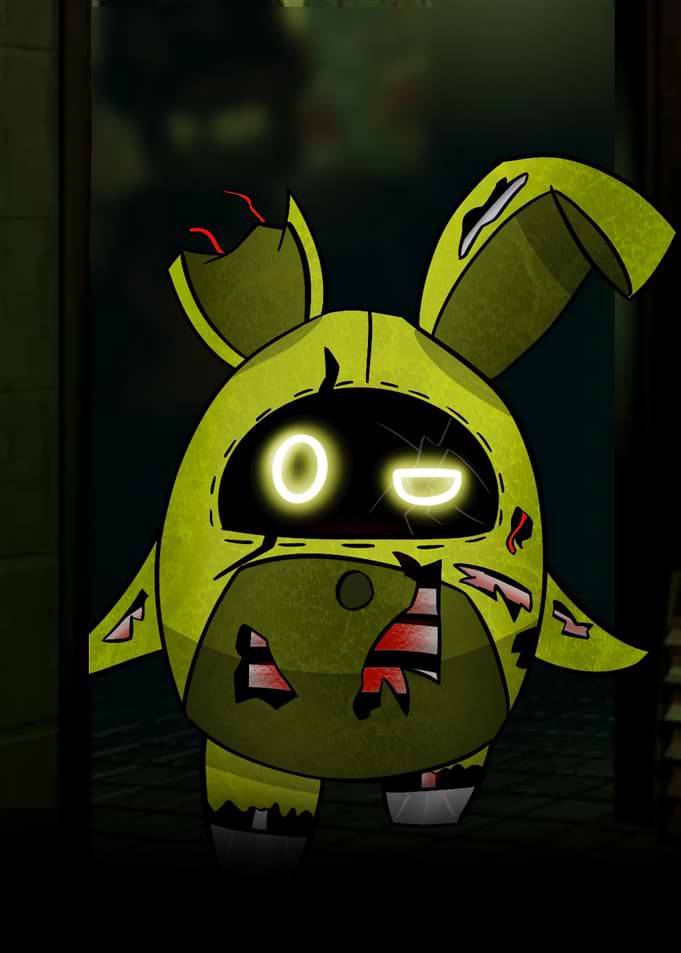 Springtrap Bangboo Cartoon Character