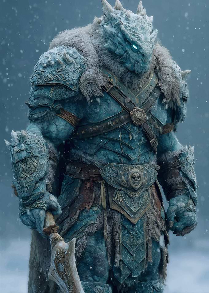 Icy Monster Warrior