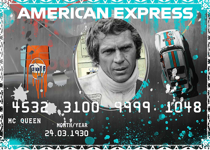 American Express Steve McQueen Art