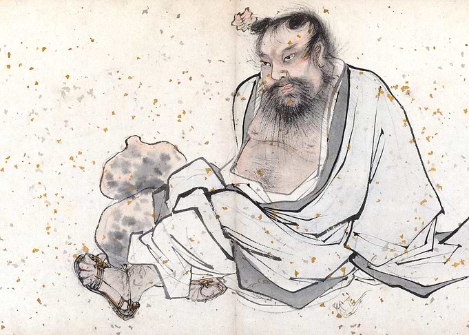 Daoist immortal Zhongli Quan (Han Zhongli) Chinese Taoist Painting
