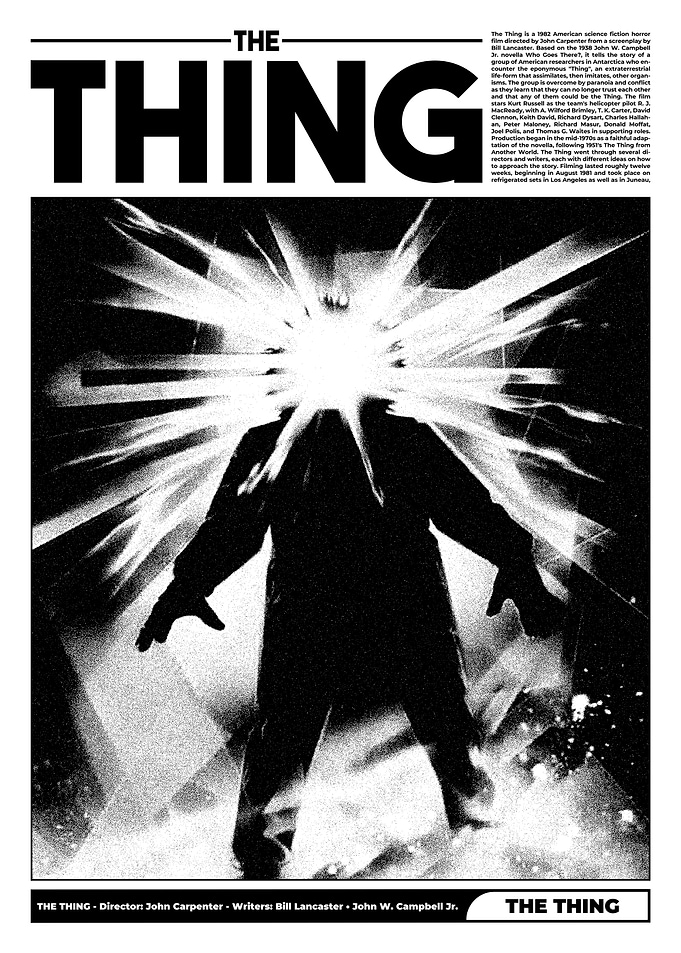 The Thing Movie Poster