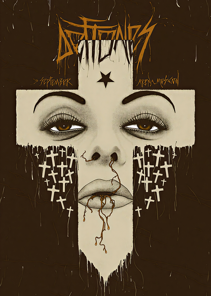 Deftones Concert Poster