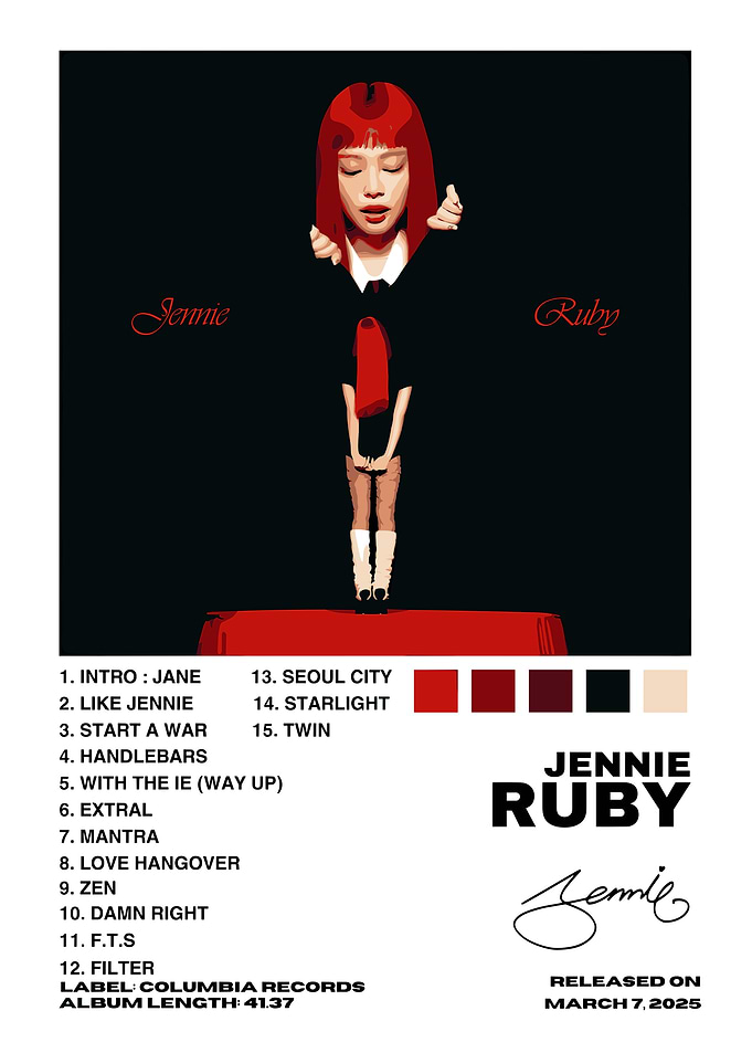 Jennie Ruby album cover art