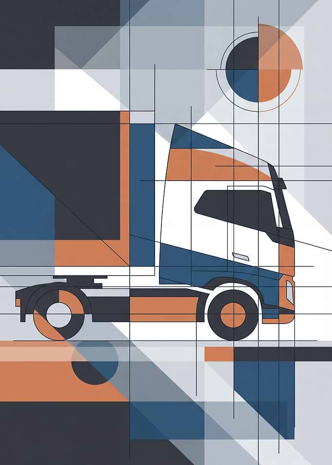 Abstract Truck Art