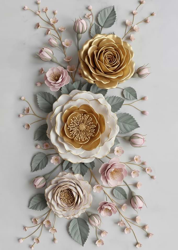 Elegant Floral Arrangement with Roses