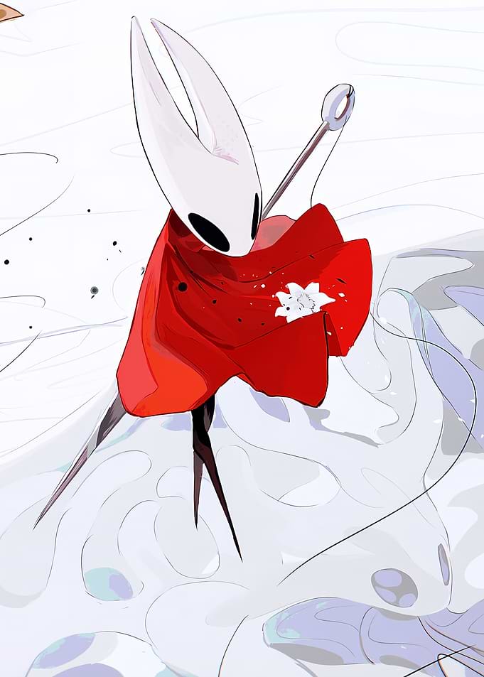 Hornet from Hollow Knight illustration