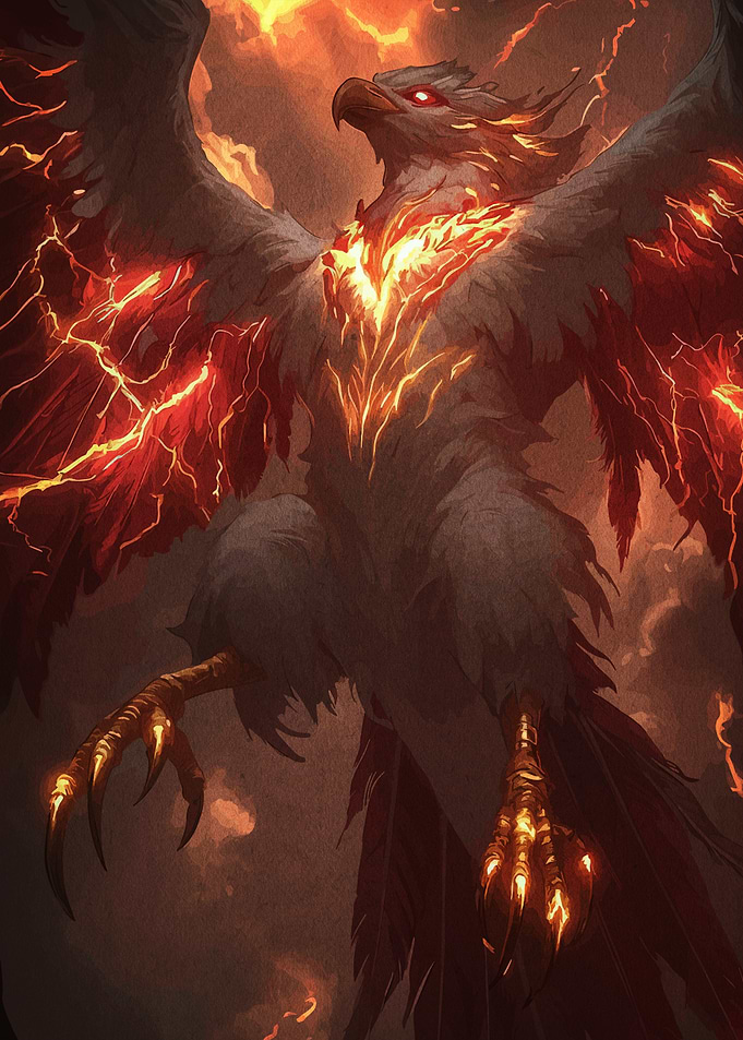 Fiery Phoenix Rising