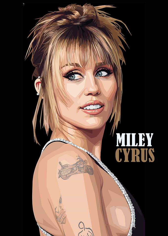 Miley Cyrus Portrait