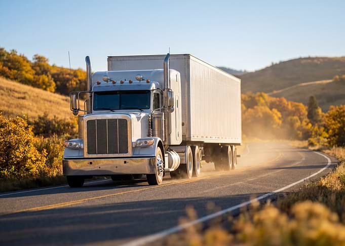 Semi-Truck on Road