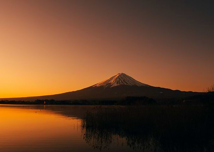 Mount Fuji at Sunset