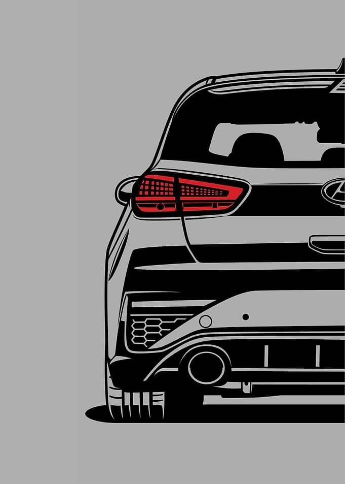Hyundai i30N Rear Minimalist