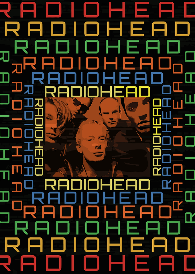Radiohead Band Poster