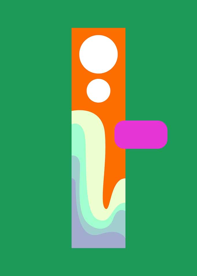 Abstract Door