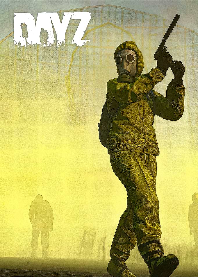 DayZ Hazmat Character with Gun