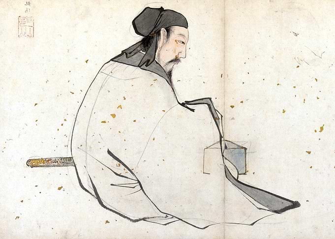 Daoist immortal Lü Chunyang (Lü Dongbin) Chinese Taoist Painting