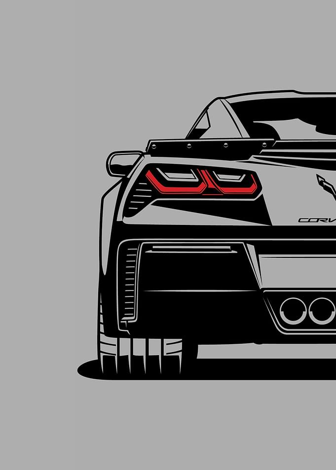 Corvette C7 - Minimalistic