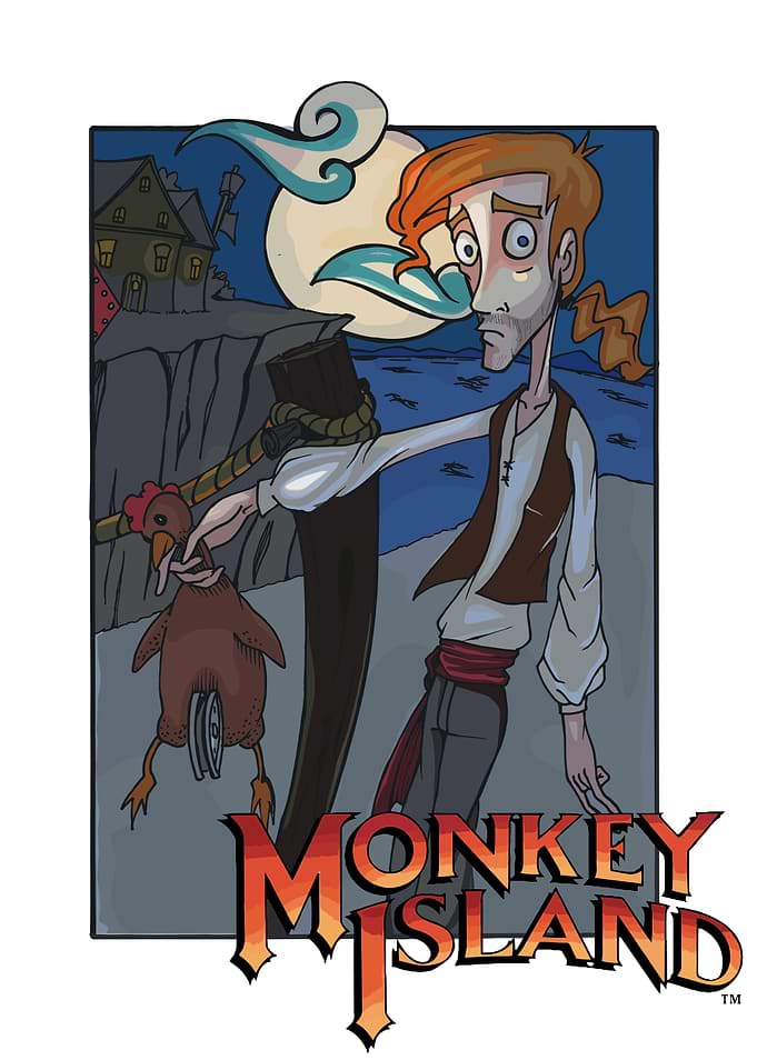 Monkey Island: Guybrush Threepwood and Chicken