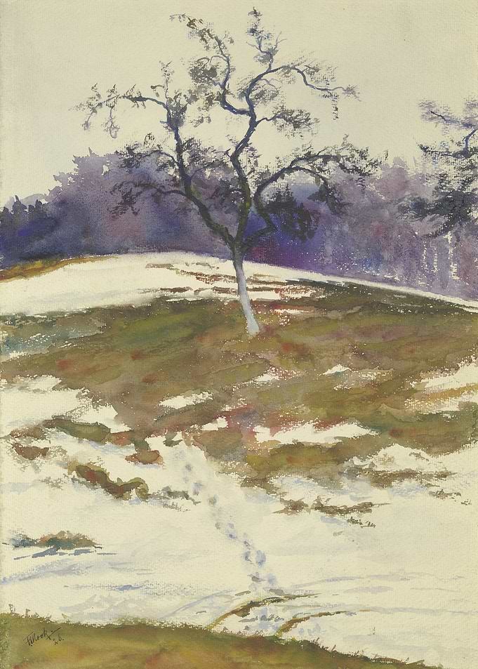 Landscape in late autumn