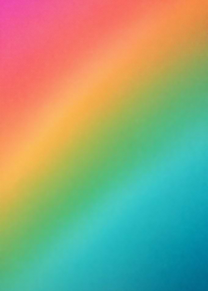 Aurora Drift Wall Art | Soft Rainbow Gradient