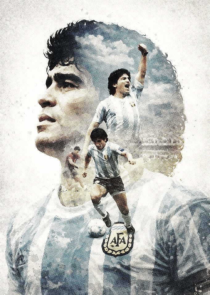 Diego Maradona Collage