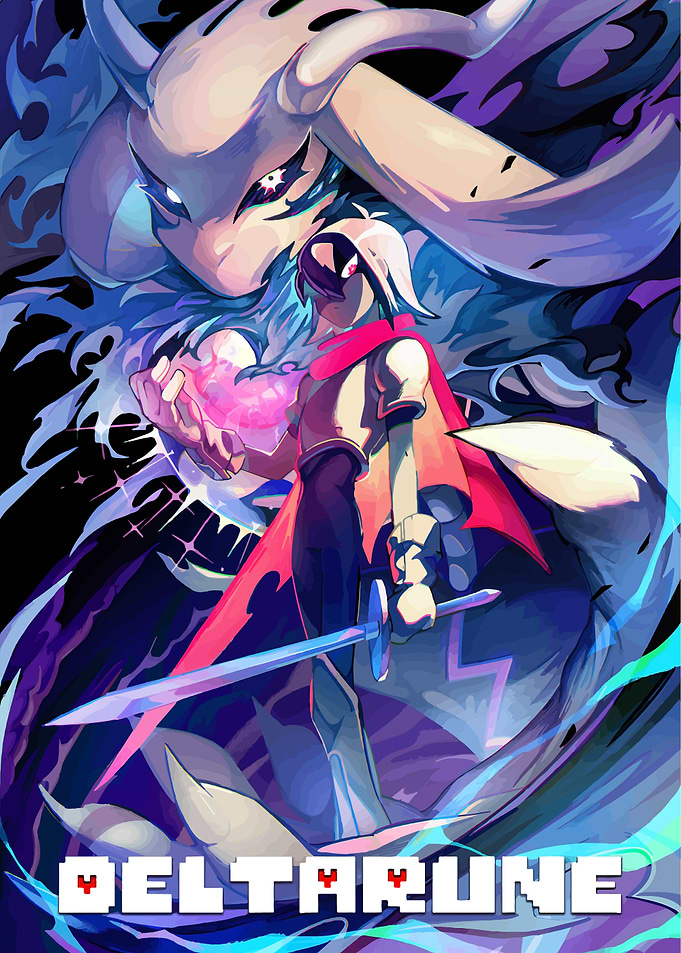 Deltarune Kris and Ralsei