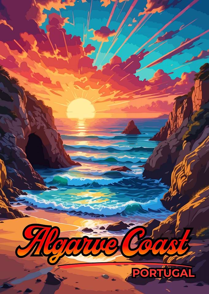 Algarve Coast Portugal Sunset
