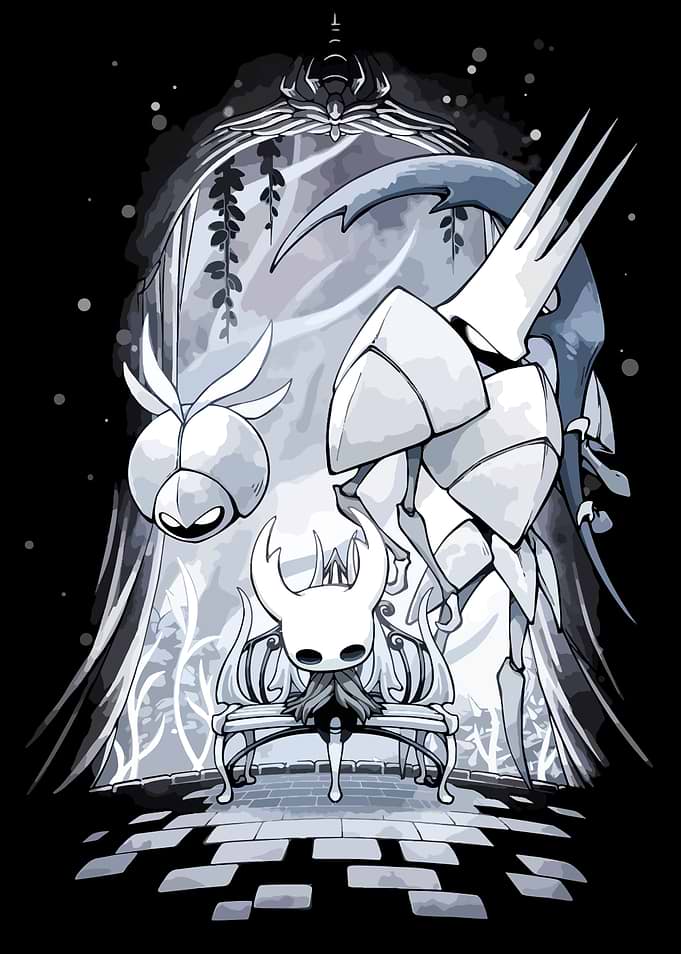 Hollow Knight characters illustration