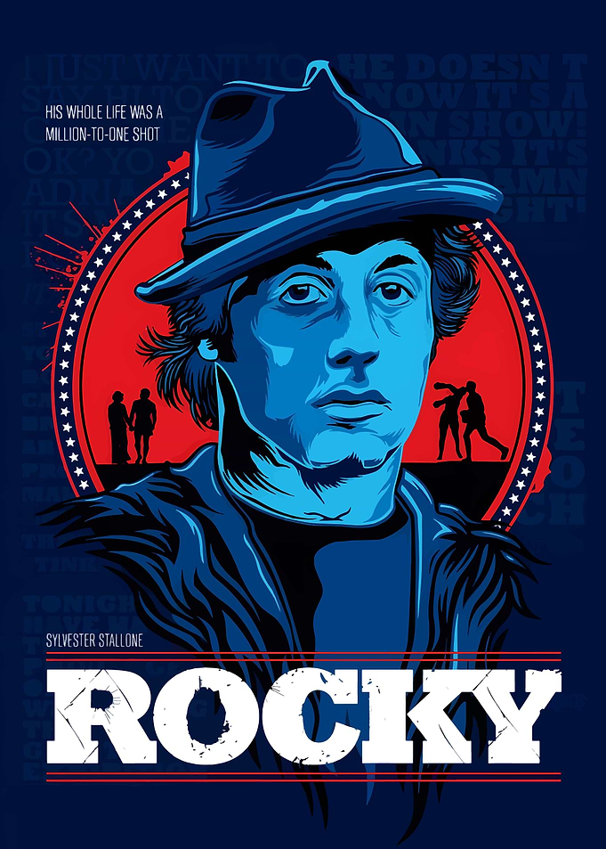 Rocky Movie Poster Art