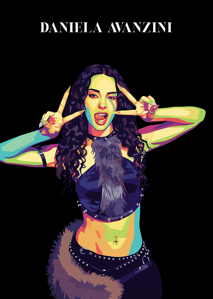 Daniela Avanzini Pop Art Portrait