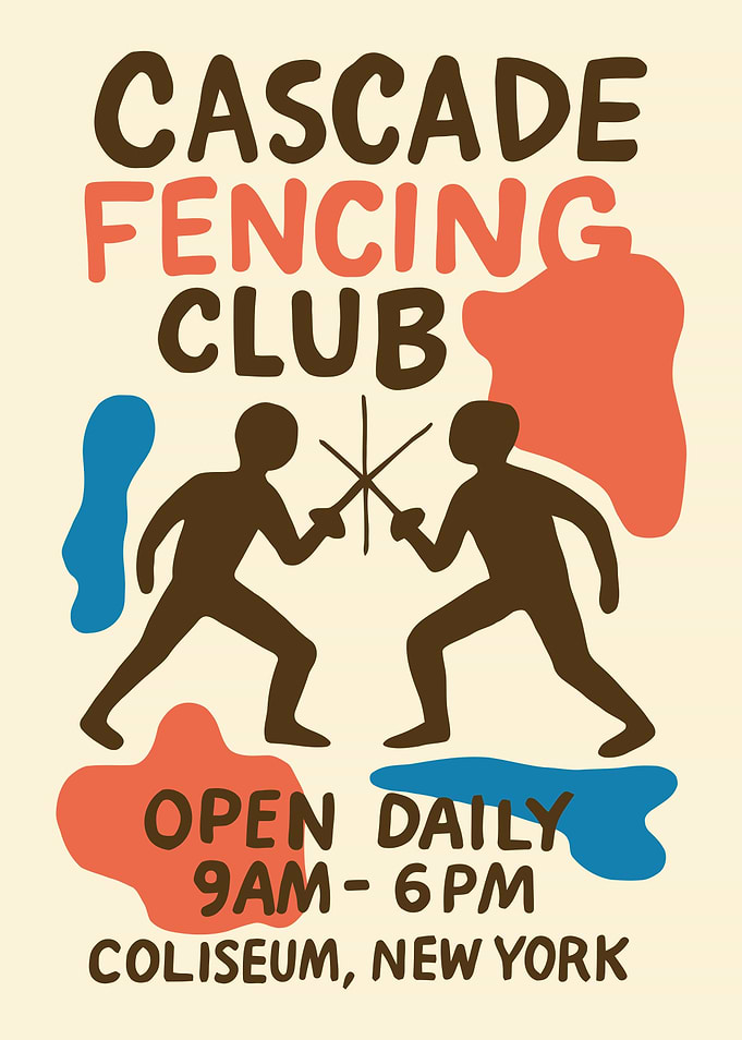 Cascade Fencing Club Poster
