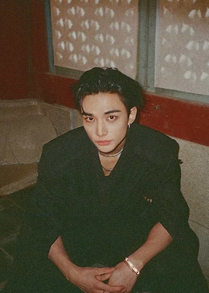 Hyunjin in Black Suit
