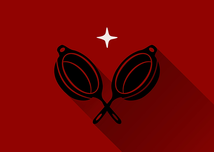 Crossed Frying Pans with Star