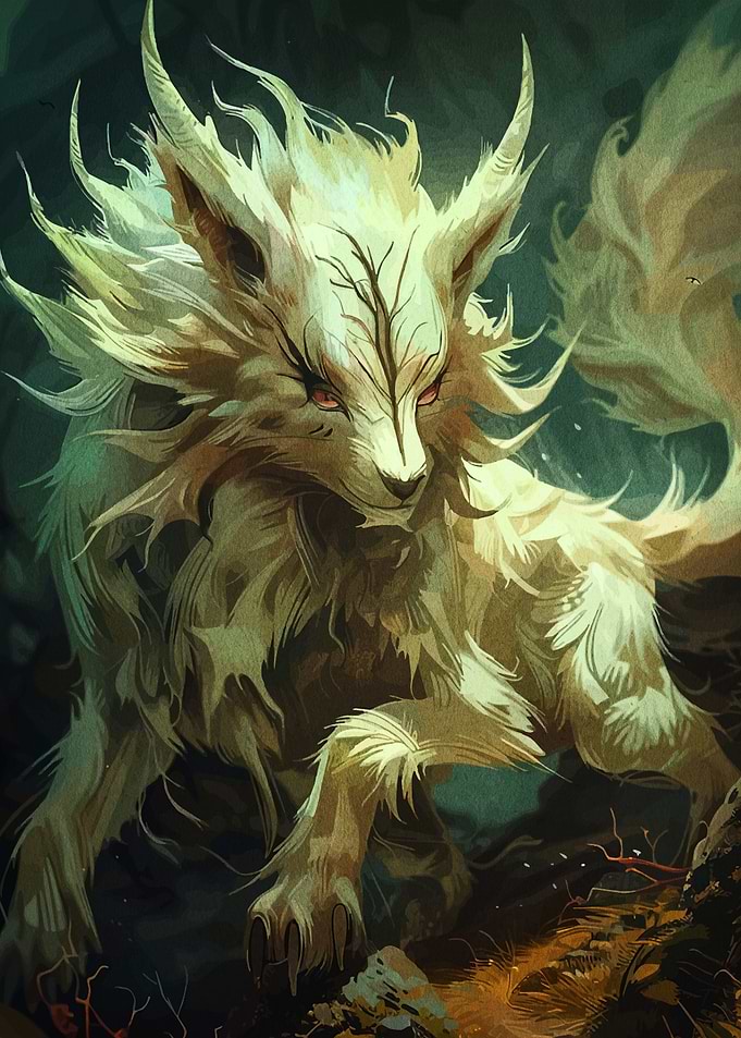Fantasy Fox Creature Digital Art