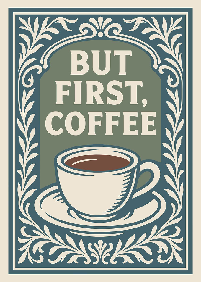 But First, Coffee - Decorative Art