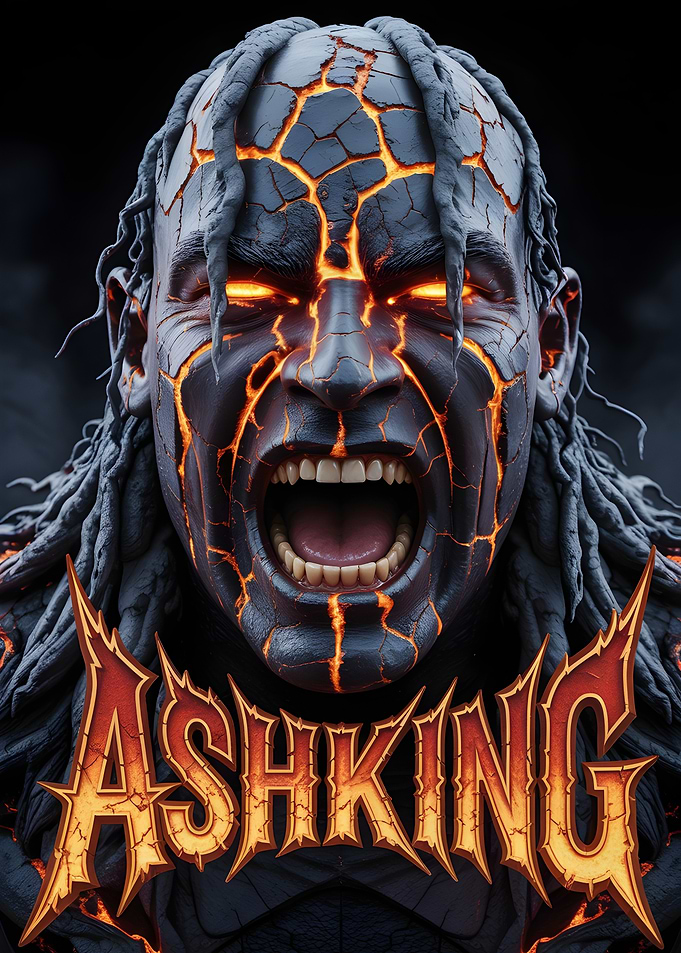 Ashking Lava Man Portrait