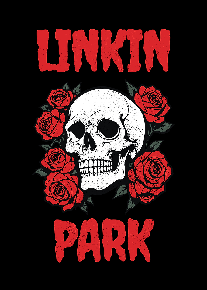 Linkin Park Skull and Roses