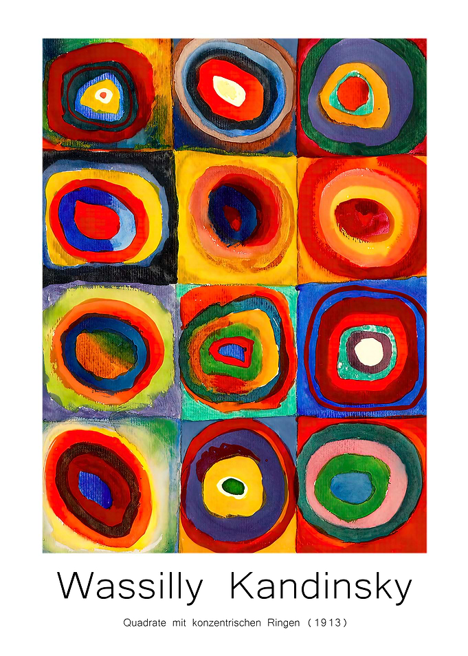 Wassily Kandinsky: Squares with Concentric Rings