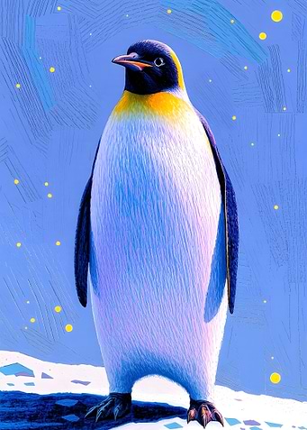 Majestic Penguin Portrait
