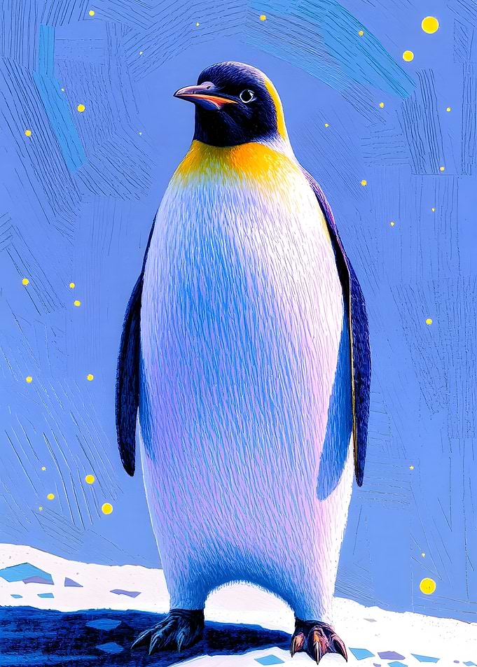 Majestic Penguin Portrait
