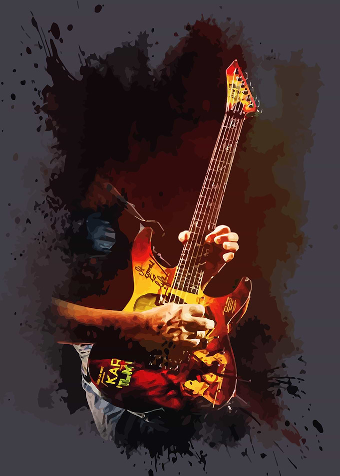 Electric Guitar Performance Art