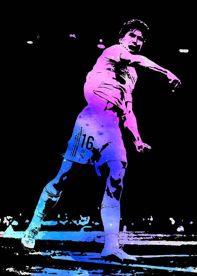 Gonzalo Garcia Illustration with Galaxy Colors
