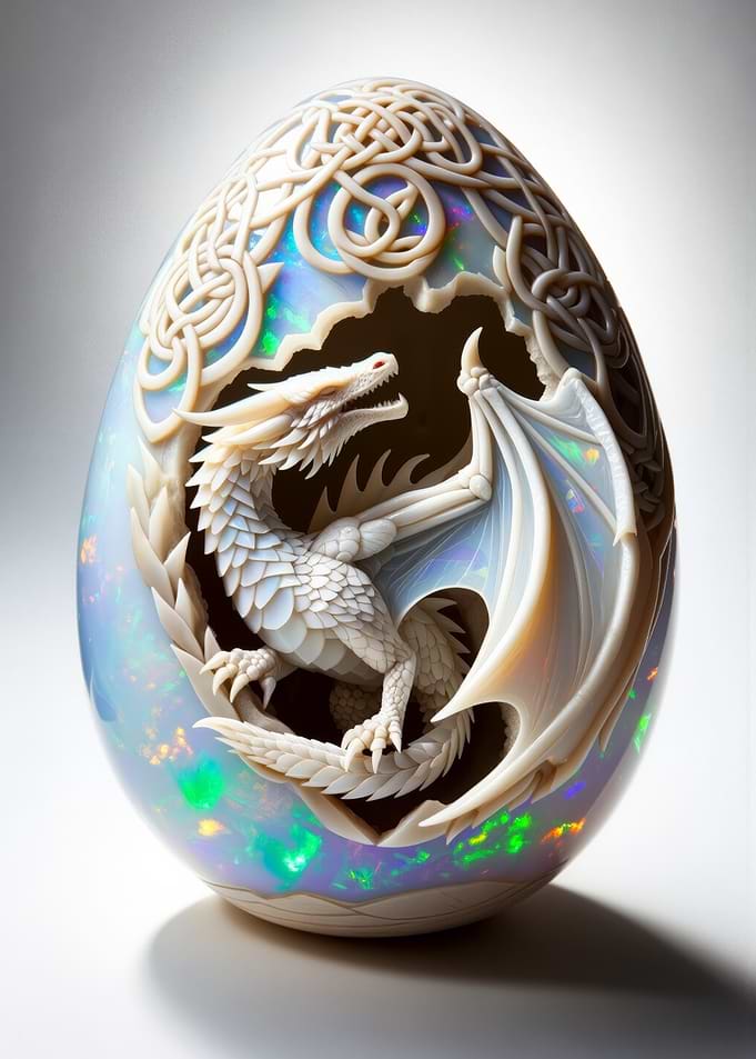Dragon Egg Carving