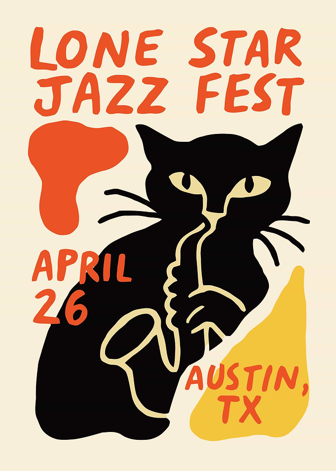 Lone Star Jazz Fest Poster
