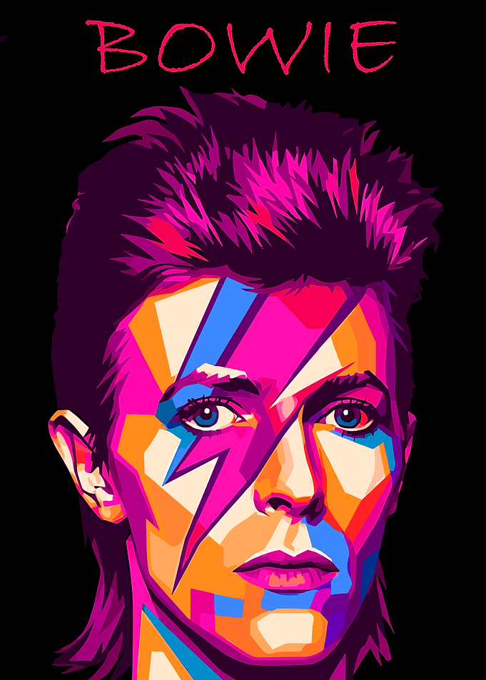 David Bowie Pop Art Portrait